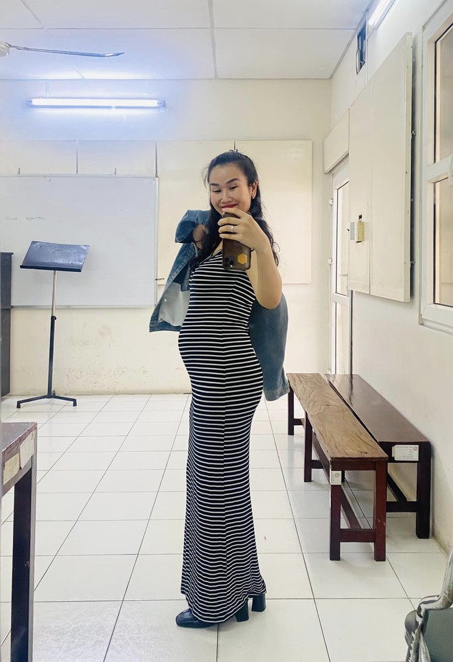 Võ Hạ Trâm tiết lộ vóc dáng tháng thứ 4 mang thai, một chi tiết ở bụng bầu khiến netizen đặc biệt chú ý - Ảnh 2.