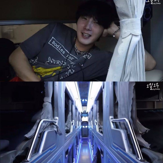 Jung Il Woo lại khiến fans cười xỉu với Vlog khám phá Sa Pa, không thể ngủ thoải mái trên xe giường nằm vì chân quá dài - Ảnh 2. Jung Il Woo lại khiến fans cười xỉu với Vlog khám phá Sa Pa, không thể ngủ thoải mái trên xe giường nằm vì chân quá dài - Ảnh 2.