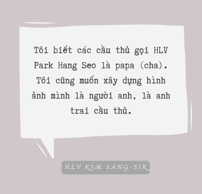 Phỏng vấn HLV Kim Sang-sik: Khát khao giành chiến thắng cho Việt Nam, muốn làm anh trai của học trò, từng coi Công Phượng, Văn Toàn rất xuất sắc - Ảnh 2.