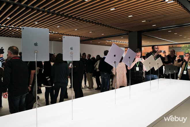Trực tiếp ngắm nh&igrave;n iPad Air 2024: 2 k&iacute;ch thước để lựa chọn, d&ugrave;ng được b&uacute;t Apple Pencil Pro - Ảnh 10.