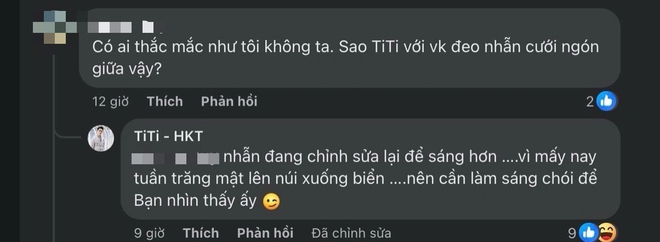 TiTi (HKT) đáp trả khi netizen nhắc tên Nhật Kim Anh, lên tiếng vì bị soi chi tiết lạ sau đám cưới - Ảnh 3.