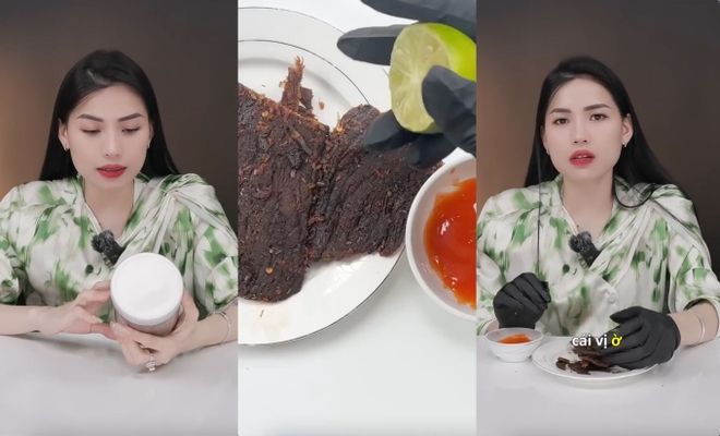 Review chê bò khô của Quang Linh Vlogs, Hà Linh bất ngờ bị đào lại lùm xùm rau xào: Khẩu vị khác thường thì đừng review đồ ăn nữa - Ảnh 2.