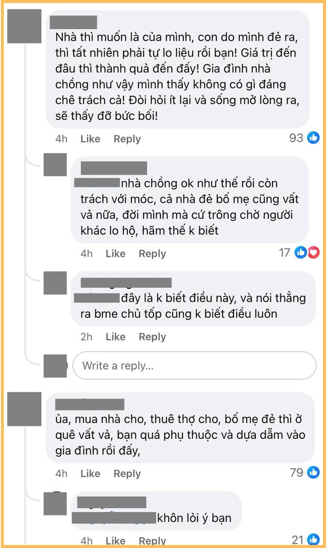 Bố mẹ chi tiền tỷ cho đi du học, mua sẵn nhà cho ở nhưng lại nghe lời vợ “cắt” tiền biếu bố mẹ hàng tháng: Làm con vậy mà coi được? - Ảnh 4.