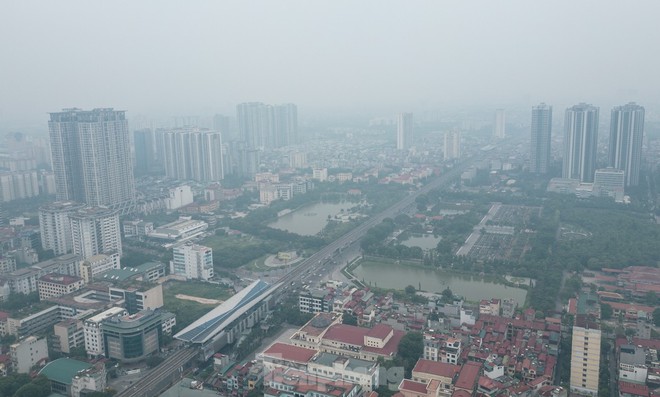 H&agrave; Nội m&ugrave; mịt, chất lượng kh&ocirc;ng kh&iacute; xấu - Ảnh 5.