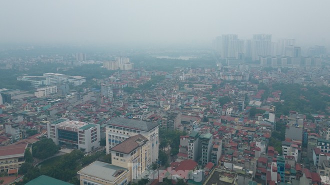 H&agrave; Nội m&ugrave; mịt, chất lượng kh&ocirc;ng kh&iacute; xấu - Ảnh 4.