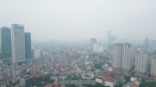 H&agrave; Nội m&ugrave; mịt, chất lượng kh&ocirc;ng kh&iacute; xấu - Ảnh 2.