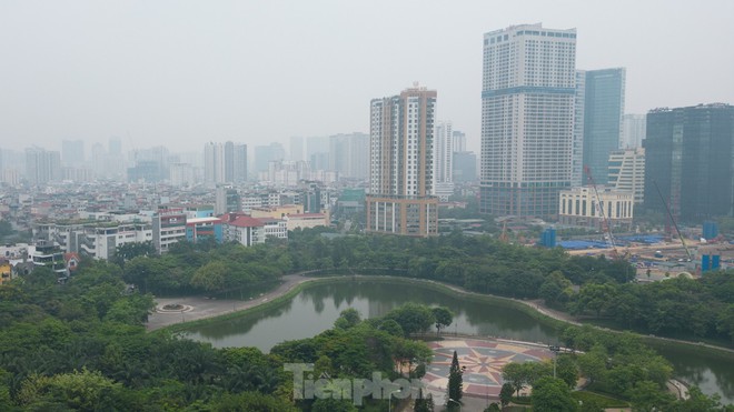 H&agrave; Nội m&ugrave; mịt, chất lượng kh&ocirc;ng kh&iacute; xấu - Ảnh 11.