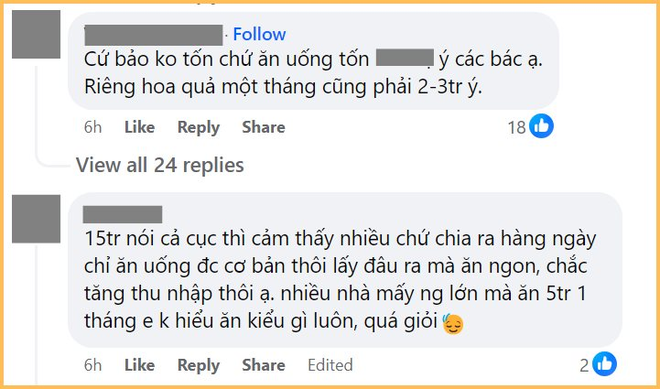 Không cao lương mỹ vị vẫn hết 15 triệu/tháng tiền ăn: Sống ở Hà Nội đắt đỏ đến vậy sao? - Ảnh 4.