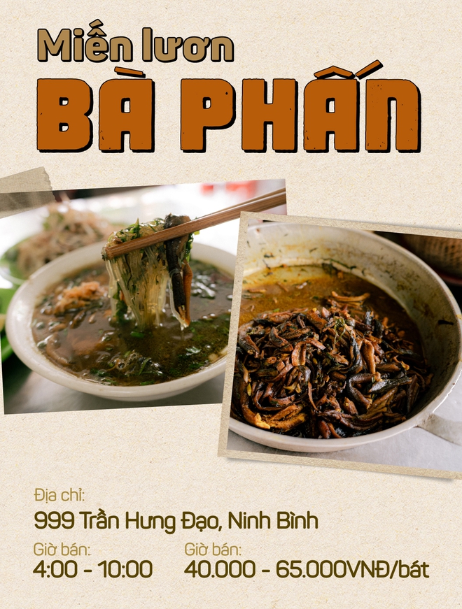 Ăn gì ở Ninh Bình? Ghé hàng miến lươn nức tiếng tuổi đời hơn nửa thế kỷ, thưởng thức bún chả vuông tại quán ngày bán sương sương 700 suất - Ảnh 7.