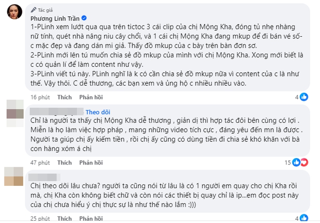 Tranh cãi vụ ca sĩ Phương Linh xéo xắt với Mộng Kha: Phụ nữ nên giúp nhau hay thật sự hệ tưởng đóng tủ lạnh đã mất chất? - Ảnh 3.