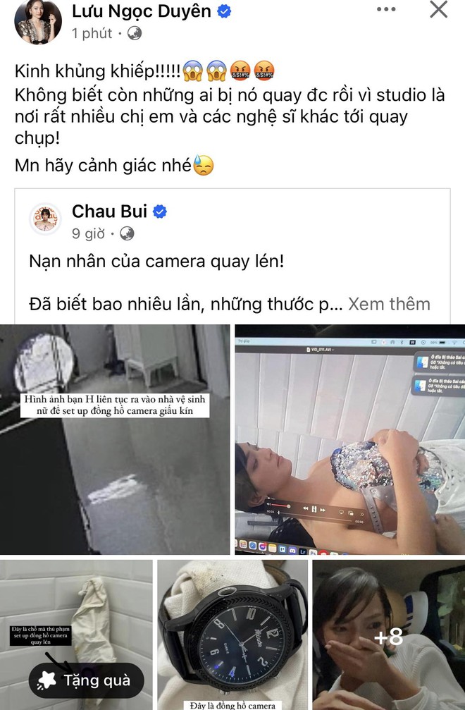 Vụ Châu Bùi bị camera quay lén đang thay đồ: Lan Ngọc sợ vì thủ đoạn tinh vi, dàn sao Việt lên tiếng “quá phẫn nộ và đáng sợ!” - Ảnh 3.