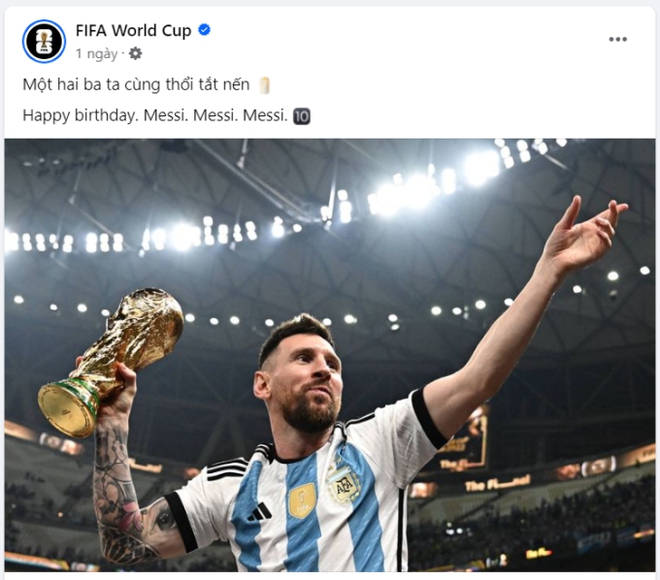 FIFA làm điều khó tin trong sinh nhật của Messi, đến Ronaldo cũng chưa từng nhận được - Ảnh 1.