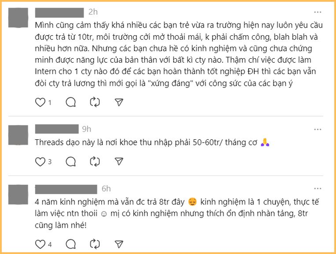 Thời buổi này, lương 10 triệu còn phải cân nhắc, 8 triệu mà bắt làm quần quật thì “xin phép chê”? - Ảnh 4.