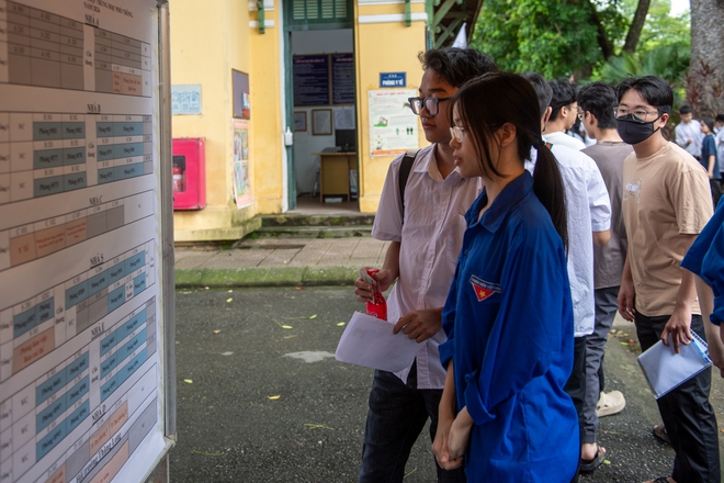 Toàn cảnh buổi làm thủ tục dự thi tốt nghiệp THPT 2024: 2k6 đã sẵn sàng cho kỳ thi quan trọng nhất cuộc đời! - Ảnh 5.