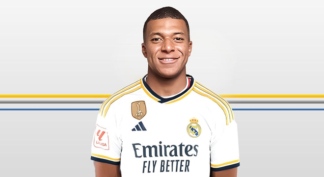 CHÍNH THỨC: Mbappe gia nhập Real Madrid với mức lương bất ngờ - Ảnh 1.