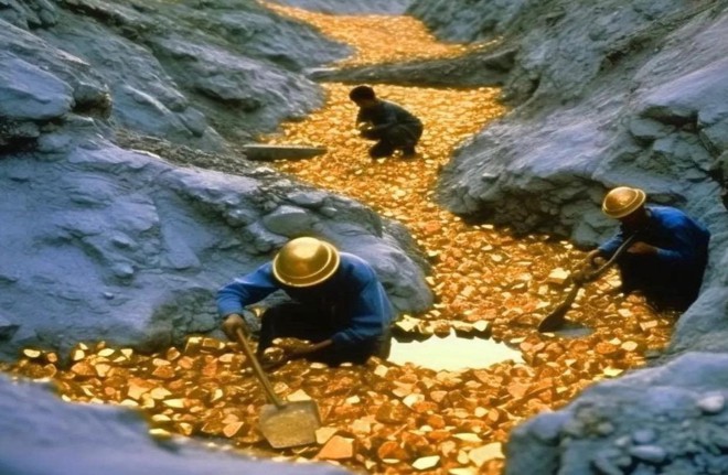 Người đàn ông phát hiện dòng suối chứa vàng gần làng, chuyên gia lập tức phong tỏa hiện trường: Mỏ vàng trữ lượng 5 tấn bị “bỏ bê” vì 1 lý do - Ảnh 1.