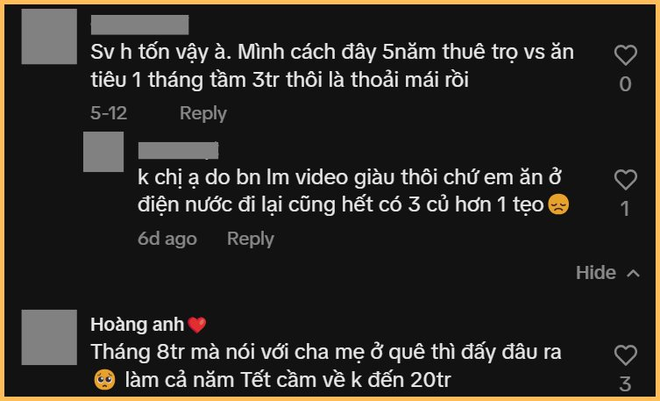 Nam sinh viên gây tranh cãi vì chia sẻ: “Mỗi tháng tiêu hết 8 triệu, chưa tính tiền xăng xe hay mua sắm online” - Ảnh 4.