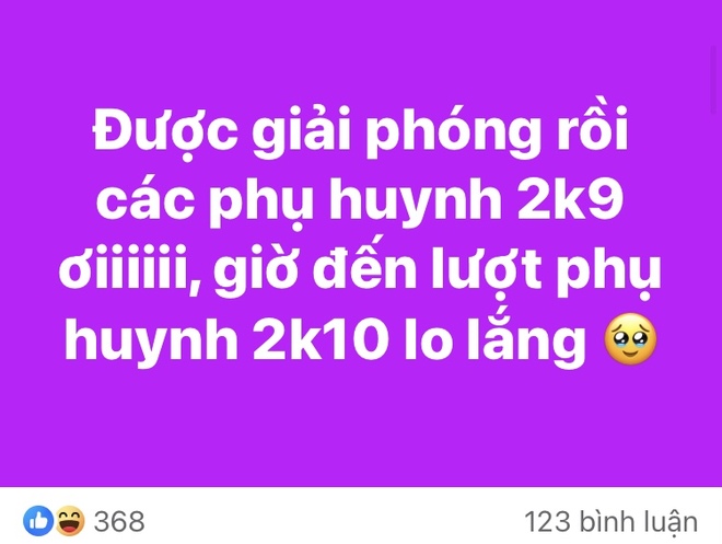 2 câu phụ huynh Hà Nội đăng lên MXH nhiều nhất hôm nay: Một đằng vui mừng, hớn hở, một đằng lo lắng, bất an - Ảnh 1.