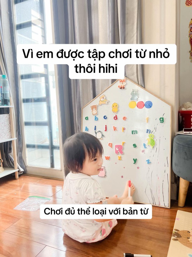 Mẹ khoe Con 2,5 tuổi không thèm xem tivi, hội chị em chẳng tin cho đến khi xem lịch trình này, đúng là quá nể! - Ảnh 2.