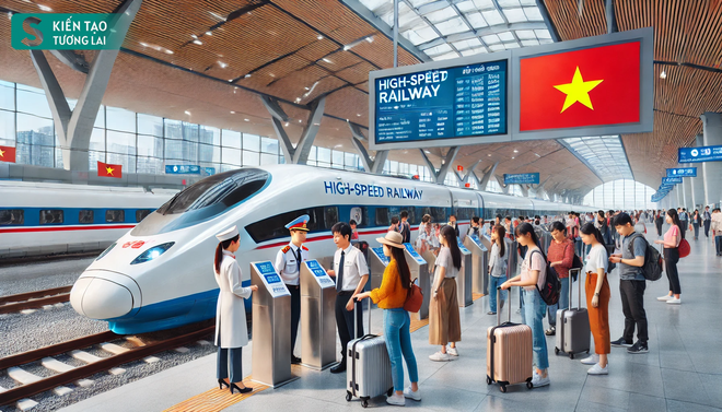 Giấc mơ ăn sáng Hà Nội, ăn trưa TP.HCM bằng đường sắt 350km/h: Giá vé cạnh tranh thế nào so với máy bay? - Ảnh 1.