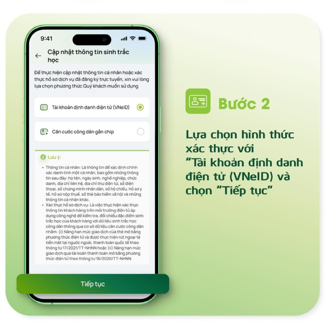 Vietcombank cho cập nhật thông tin sinh trắc học không cần quét CCCD gắn chip, làm ngay trên app! - Ảnh 3.