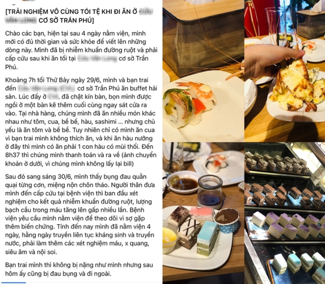 Liên hoàn phốt tại nhà hàng buffet nổi tiếng tại Hà Nội: Vừa bị tố đuổi khách phải xin lỗi, lại có khách đi cấp cứu sau khi ăn - Ảnh 1.