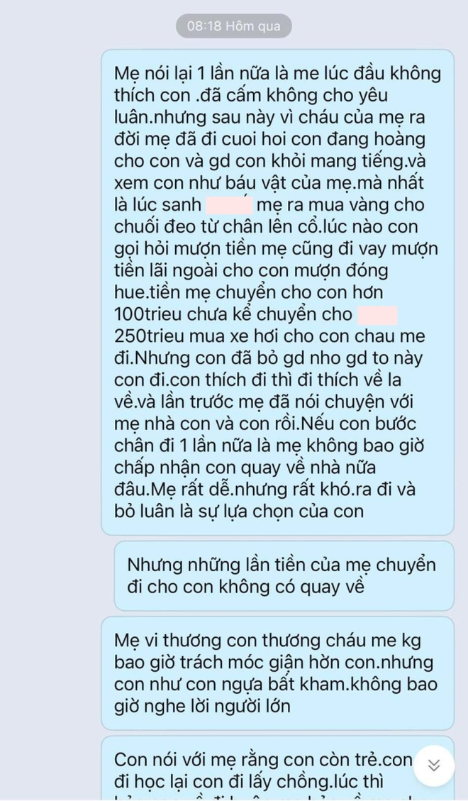 Xôn xao loạt tin nhắn mẹ chồng hăm doạ con dâu vì phốt chồng ngoại tình trên mạng: Có bầu trước mà dám nói đạo lý? - Ảnh 2.