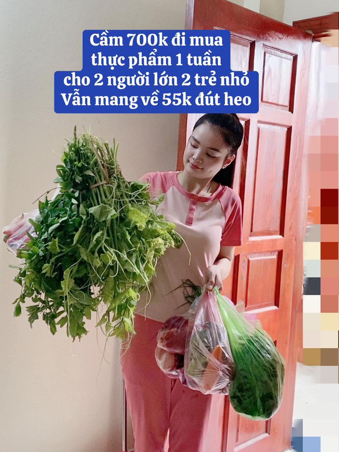 Mẹ 2 con cầm 700k đi chợ 1 tuần cho gia đình 4 người: Thực phẩm tươi ngon, còn thừa tiền mang về đút heo - Ảnh 5.