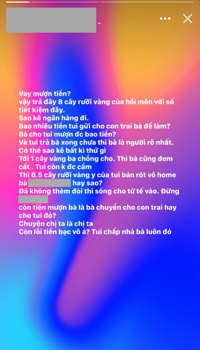 Vụ mẹ chồng hạ bệ con dâu ồn ào nhất hiện nay: Bị tố đào mỏ, cô gái bất ngờ hỏi về 8,5 cây vàng của hồi môn - Ảnh 2.