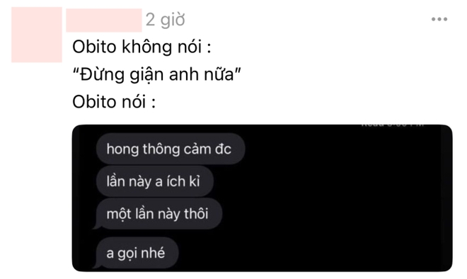 Hot hơn cả bài "phốt" hóa ra là "văn mẫu" tán gái của Obito!- Ảnh 2.