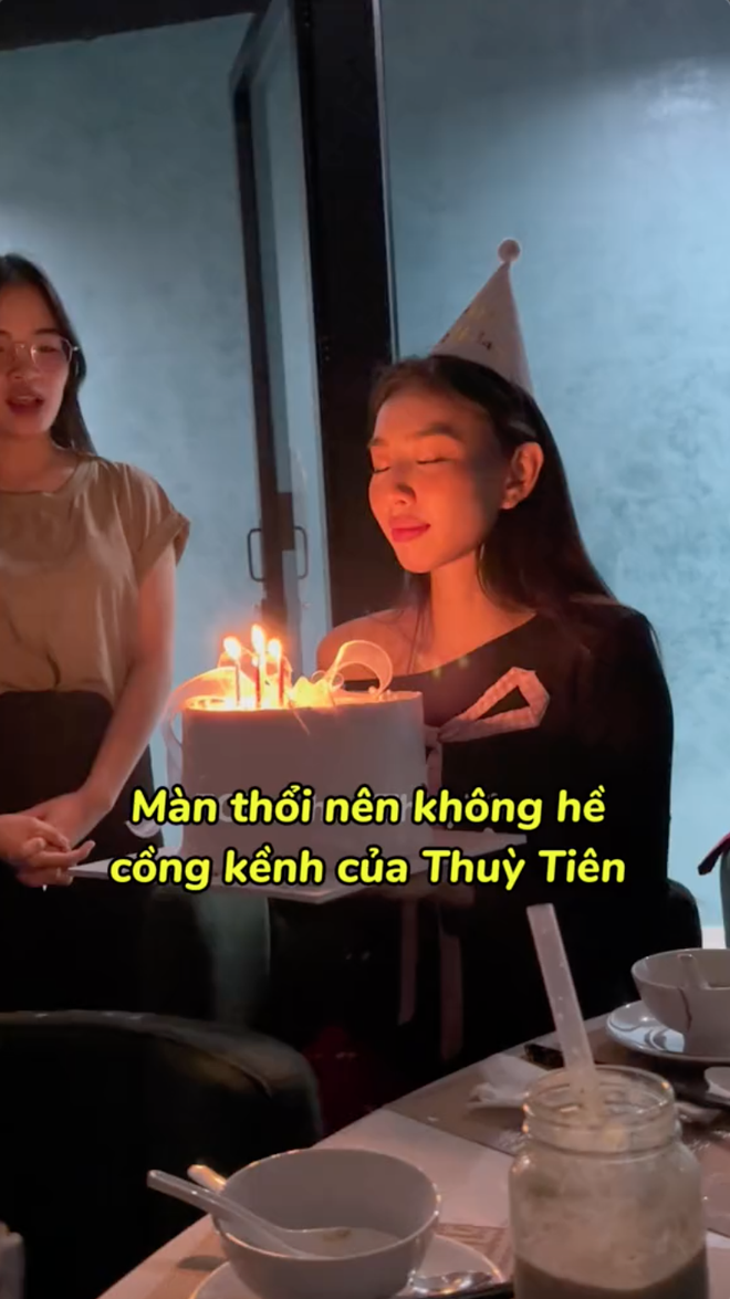 Thổi nến sinh nhật thôi mà Thuỳ Tiên "tái mét mặt mày", biết lý do ai cũng vừa buồn cười vừa thương- Ảnh 1.