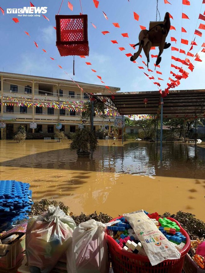 Xót xa hình ảnh trường học ở Thái Nguyên tan hoang sau bão lũ- Ảnh 11.