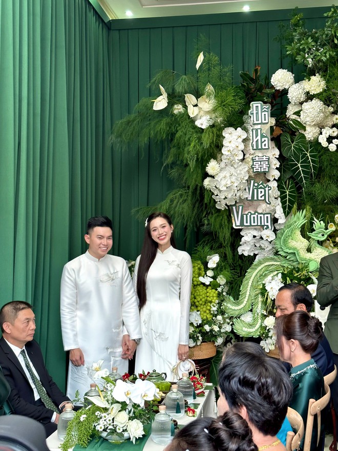 Toàn cảnh lễ ăn hỏi Đỗ Thị Hà và doanh nhân Viết Vương- Ảnh 6.