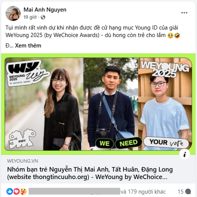 Đường đua Young ID của WeYoung 2025 tăng nhiệt từng giờ: Xem l&agrave; muốn vote!- Ảnh 13.