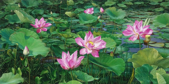 Bức tranh 2 quả thanh long trông thật đến mức "có thể bổ ra ăn được luôn" gây bão mạng: Hé lộ về tác giả- Ảnh 9.