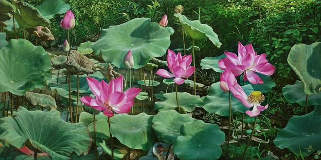 Bức tranh 2 quả thanh long trông thật đến mức "có thể bổ ra ăn được luôn" gây bão mạng: Hé lộ về tác giả- Ảnh 7.