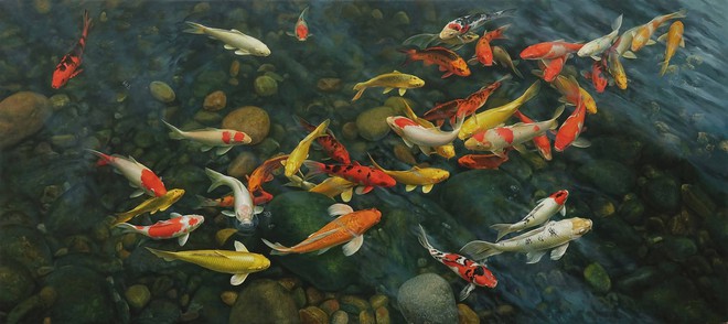 Bức tranh 2 quả thanh long trông thật đến mức "có thể bổ ra ăn được luôn" gây bão mạng: Hé lộ về tác giả- Ảnh 11.