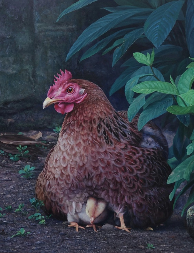 Bức tranh 2 quả thanh long trông thật đến mức "có thể bổ ra ăn được luôn" gây bão mạng: Hé lộ về tác giả- Ảnh 15.