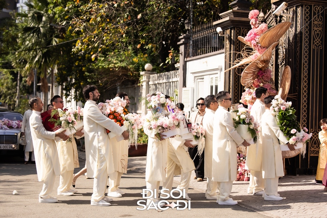 Đám cưới Tiên Nguyễn: Chú rể ngoại quốc mang sính lễ khủng cưới vợ, Linh Rin - Hà Tăng và dàn anh em nhà tỷ phú rần rần đổ bộ- Ảnh 9.