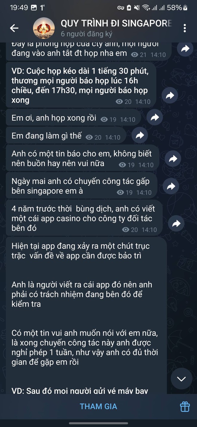 Kịch bản không tưởng của nhóm lừa đảo: Những tin nhắn dịu dàng, hình ảnh như thật để dụ