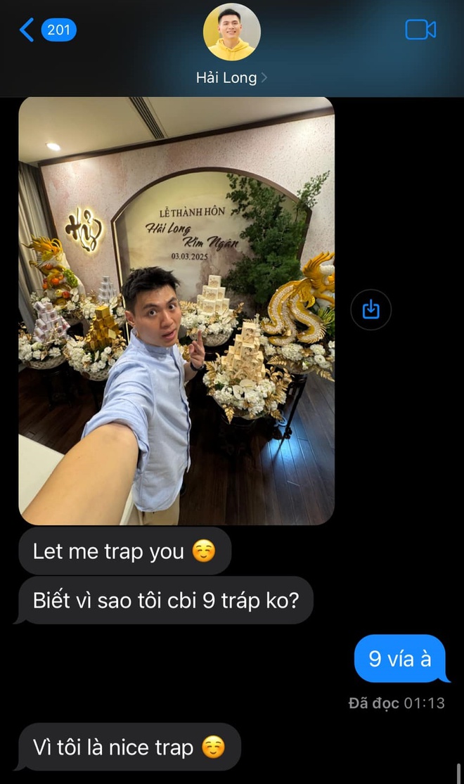 HOT: Lễ ăn hỏi và rước dâu của Salim cùng thiếu gia tập đoàn may mặc, dân tình đi dự "online" mê nhất 1 điều- Ảnh 9.