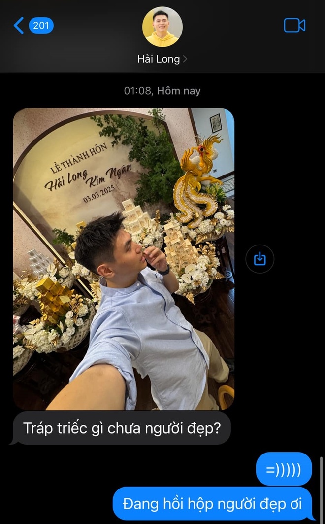 HOT: Lễ ăn hỏi và rước dâu của Salim cùng thiếu gia tập đoàn may mặc, dân tình đi dự "online" mê nhất 1 điều- Ảnh 8.