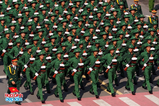 Tuyệt đối mãn nhãn với những "họa tiết sống" độc bản từ các khối diễu binh, diễu hành trong buổi tổng duyệt đại lễ 30/4- Ảnh 8.