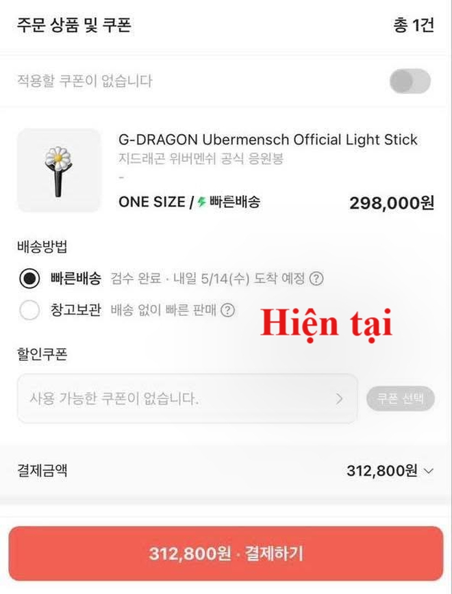 Lightstick G-Dragon phi mã hơn giá vàng, fan Việt điên cuồng MUA!- Ảnh 5.
