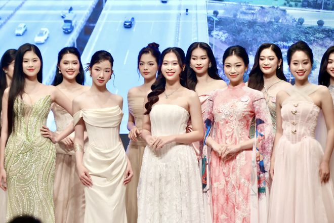 Cận nhan sắc 25 thí sinh tại họp báo chung kết Hoa hậu Việt Nam 2024- Ảnh 24.