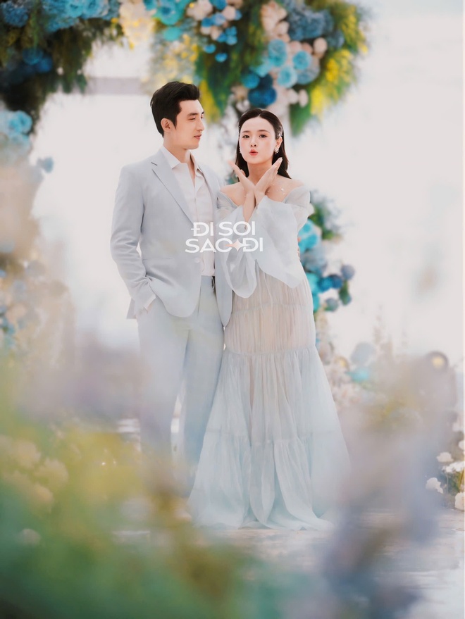 "Tiệc cưới lần 2" của Midu: Cặp đôi phát "vũ trụ cẩu lương", thiếu gia Minh Đạt si mê vợ ra mặt!- Ảnh 5.