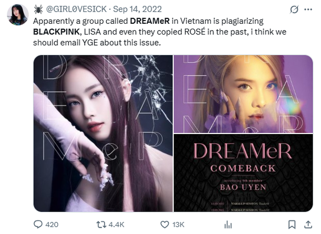 "Bản sao Mỹ Tâm” từng gây ồn ào vì đạo nhái Lisa (BLACKPINK) trắng trợn, fan quốc tế cũng phải réo tên- Ảnh 11.