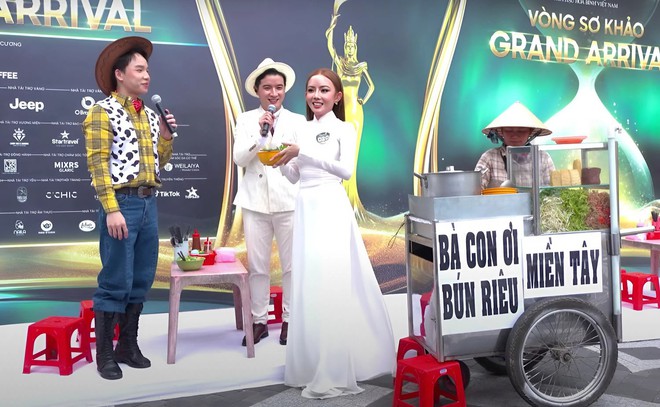 Xuất hiện bạch nguyệt quang lặng lẽ toả sáng giữa "lẩu thập cẩm" toàn Tây Du Ký, lân sư rồng tại Miss Grand Vietnam- Ảnh 2.