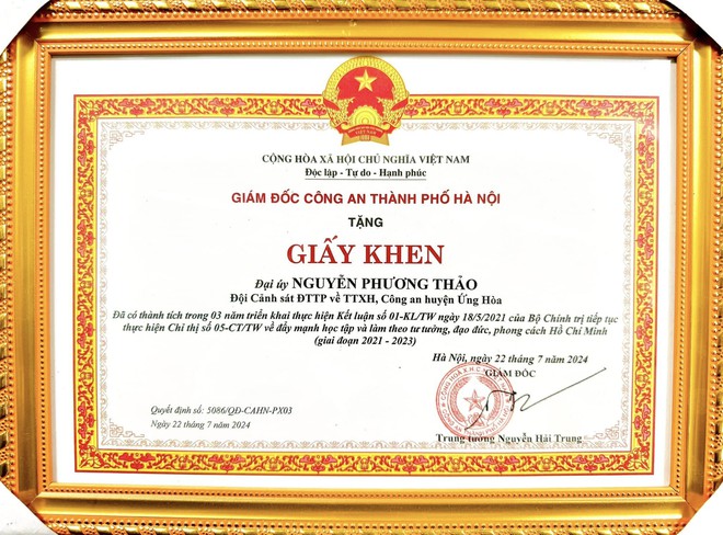 Đại uý Công an xinh đẹp, giỏi võ quật ngã "quái xế" ở Hồ Gươm: Tôi vẫn còn độc thân- Ảnh 9.