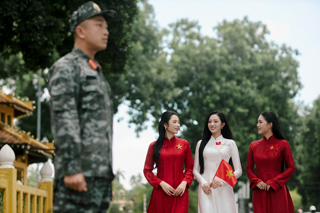 Thiếu tá Công an nhập vai "girl phố" Mai Ly lan tỏa lòng tự hào dân tộc qua tà áo dài truyền thống- Ảnh 10.